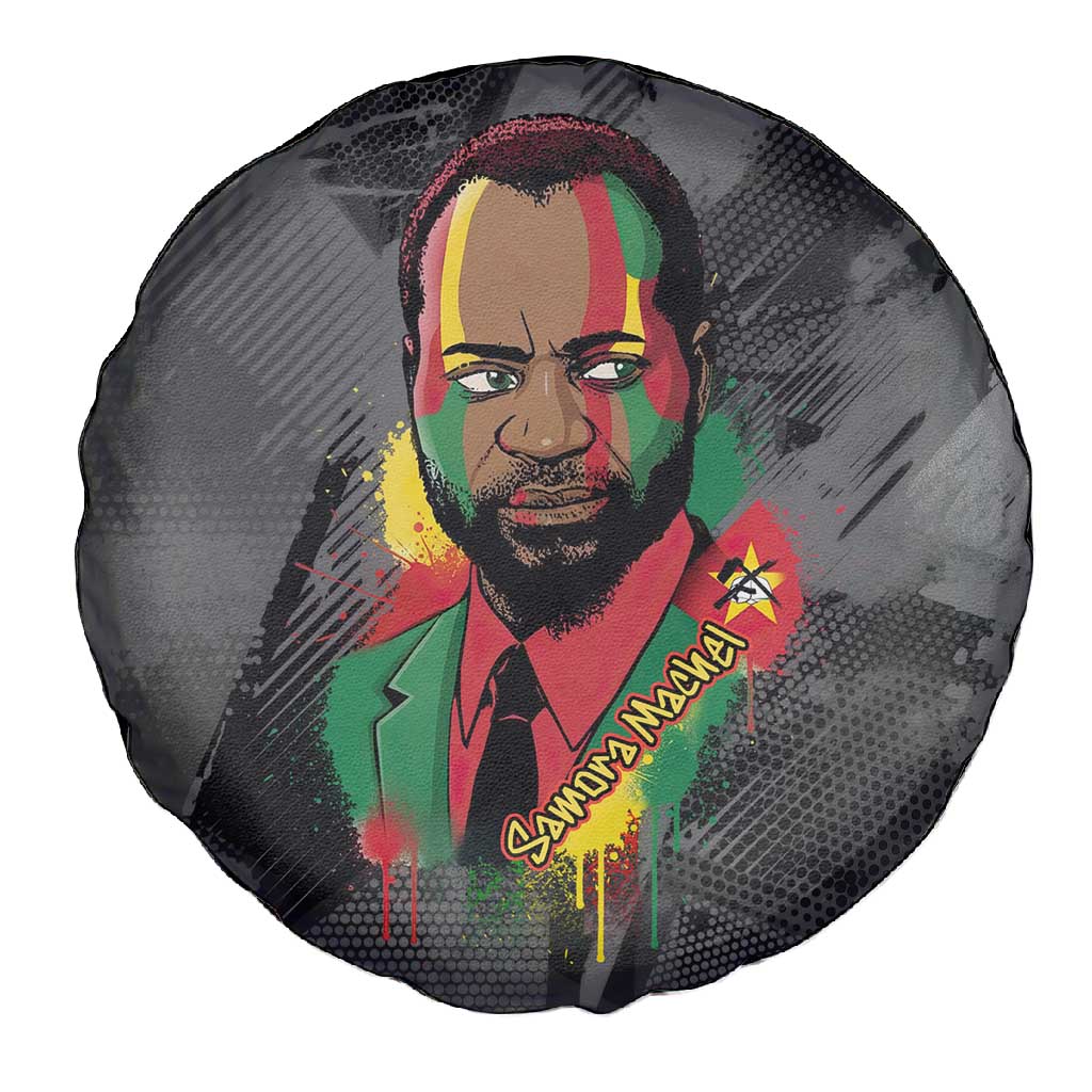 Samora Machel Spare Tire Cover Mozambique Liberation Graffiti Style Viva FRELIMO African Revolutionary - African Pride
