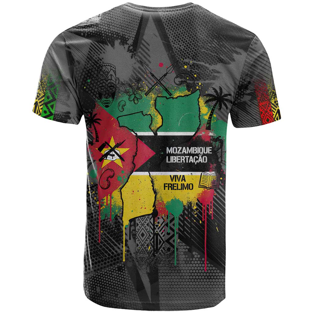Samora Machel T shirt Mozambique Liberation Graffiti Style Viva FRELIMO African Revolutionary - African Pride