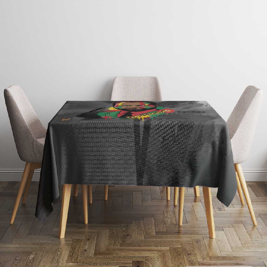 Samora Machel Tablecloth Mozambique Liberation Graffiti Style Viva FRELIMO African Revolutionary - African Pride