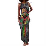 Samora Machel Tank Maxi Dress Mozambique Liberation Graffiti Style Viva FRELIMO African Revolutionary - African Pride