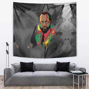 Samora Machel Tapestry Mozambique Liberation Graffiti Style Viva FRELIMO African Revolutionary - African Pride