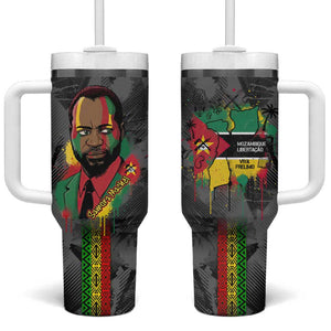 Samora Machel Tumbler With Handle Mozambique Liberation Graffiti Style Viva FRELIMO African Revolutionary - African Pride