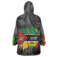 Samora Machel Wearable Blanket Hoodie Mozambique Liberation Graffiti Style Viva FRELIMO African Revolutionary - African Pride