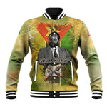 Samora Machel Baseball Jacket Mozambique Flag Unity and Victory Quote Liberation Struggle - African Freedom Tribute - African Pride