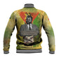 Samora Machel Baseball Jacket Mozambique Flag Unity and Victory Quote Liberation Struggle - African Freedom Tribute - African Pride