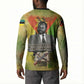Samora Machel Button Sweatshirt Mozambique Flag Unity and Victory Quote Liberation Struggle - African Freedom Tribute