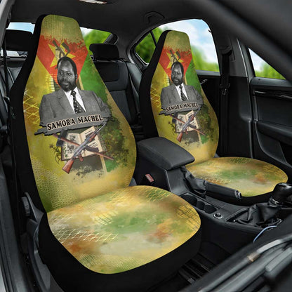 Samora Machel Car Seat Cover Mozambique Flag Unity and Victory Quote Liberation Struggle - African Freedom Tribute - African Pride