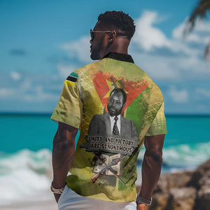 Samora Machel Hawaiian Shirt Mozambique Flag Unity and Victory Quote Liberation Struggle - African Freedom Tribute - African Pride
