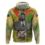 Samora Machel Hoodie Mozambique Flag Unity and Victory Quote Liberation Struggle - African Freedom Tribute - African Pride