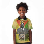 Samora Machel Kid Polo Shirt Mozambique Flag Unity and Victory Quote Liberation Struggle - African Freedom Tribute - African Pride