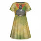 Samora Machel Kid Short Sleeve Dress Mozambique Flag Unity and Victory Quote Liberation Struggle - African Freedom Tribute - African Pride