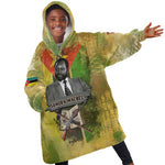 Samora Machel Kid Wearable Blanket Hoodie Mozambique Flag Unity and Victory Quote Liberation Struggle - African Freedom Tribute - African Pride