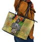 Samora Machel Leather Tote Bag Mozambique Flag Unity and Victory Quote Liberation Struggle - African Freedom Tribute - African Pride
