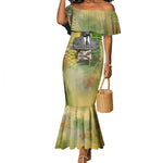 Samora Machel Mermaid Dress Mozambique Flag Unity and Victory Quote Liberation Struggle - African Freedom Tribute - African Pride