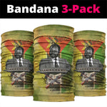 Samora Machel Neck Gaiter Mozambique Flag Unity and Victory Quote Liberation Struggle - African Freedom Tribute - African Pride