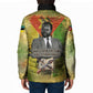 Samora Machel Padded Jacket Mozambique Flag Unity and Victory Quote Liberation Struggle - African Freedom Tribute - African Pride