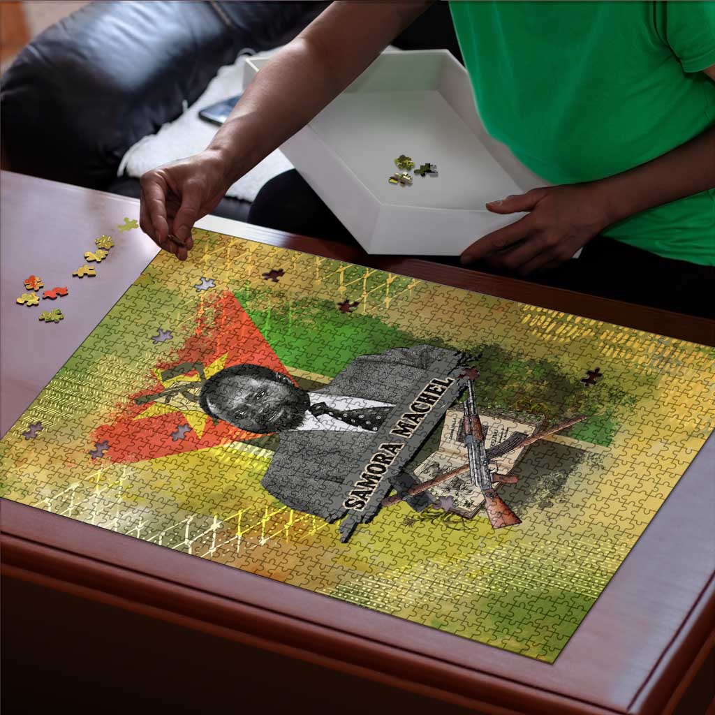 Samora Machel Puzzle Mozambique Flag Unity and Victory Quote Liberation Struggle - African Freedom Tribute - African Pride