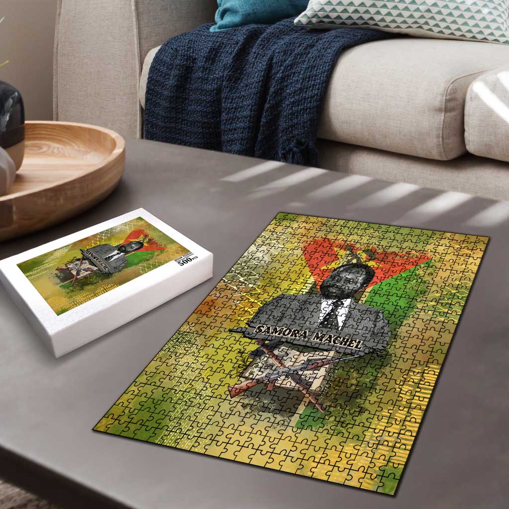 Samora Machel Puzzle Mozambique Flag Unity and Victory Quote Liberation Struggle - African Freedom Tribute - African Pride