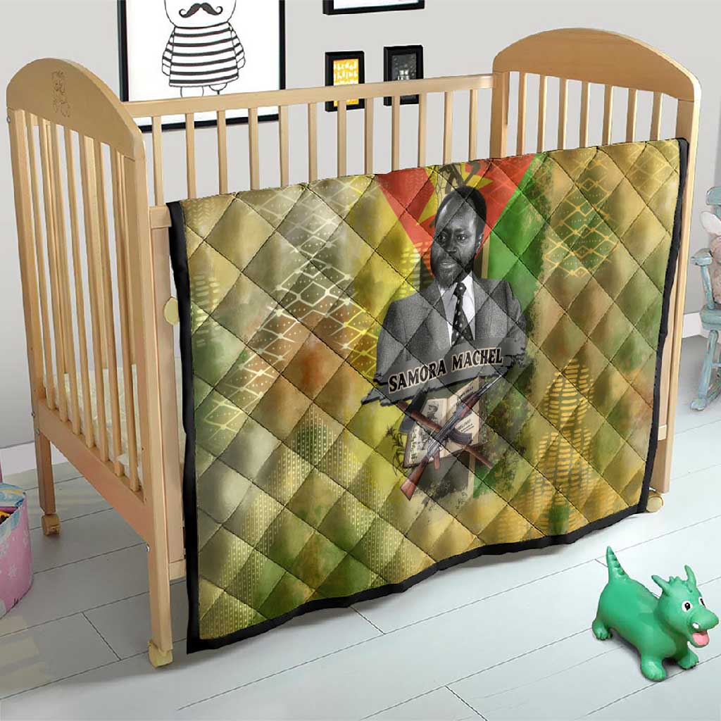 Samora Machel Quilt Mozambique Flag Unity and Victory Quote Liberation Struggle - African Freedom Tribute - African Pride