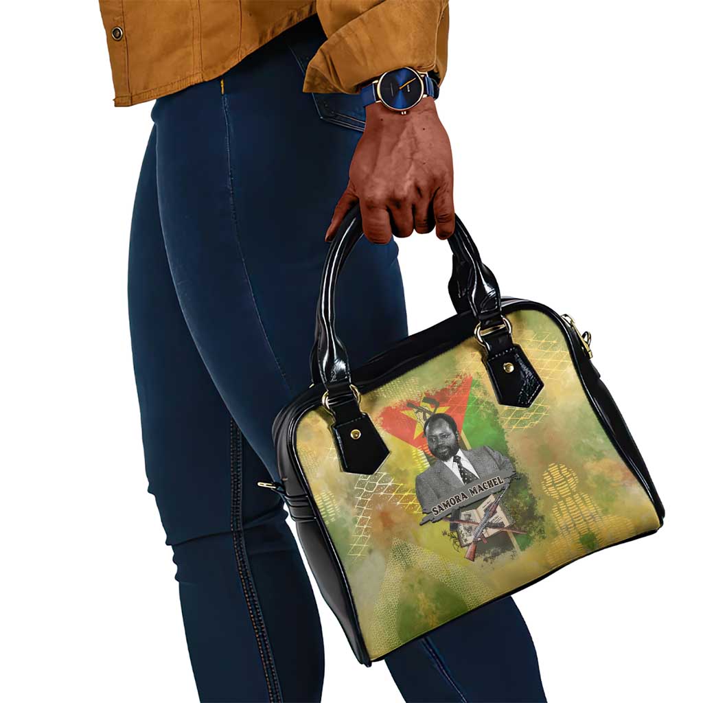 Samora Machel Shoulder Handbag Mozambique Flag Unity and Victory Quote Liberation Struggle - African Freedom Tribute - African Pride