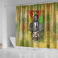 Samora Machel Shower Curtain Mozambique Flag Unity and Victory Quote Liberation Struggle - African Freedom Tribute - African Pride