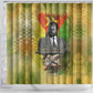 Samora Machel Shower Curtain Mozambique Flag Unity and Victory Quote Liberation Struggle - African Freedom Tribute - African Pride