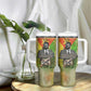 Samora Machel Tumbler With Handle Mozambique Flag Unity and Victory Quote Liberation Struggle - African Freedom Tribute - African Pride