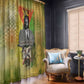 Samora Machel Window Curtain Mozambique Flag Unity and Victory Quote Liberation Struggle - African Freedom Tribute - African Pride