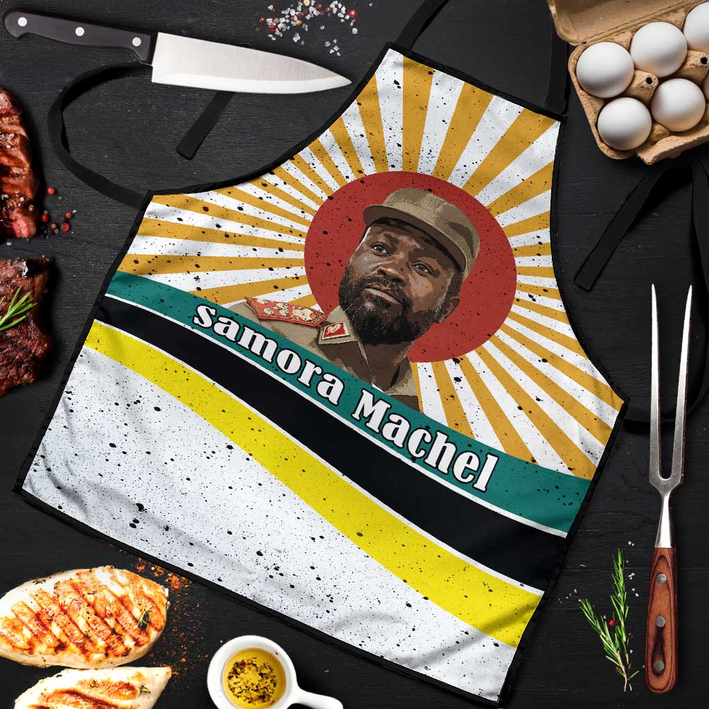 Samora Machel Apron Radiant Sunburst Bold Anti-Colonial Quote Mozambique Liberation - African Revolutionary Art - African Pride