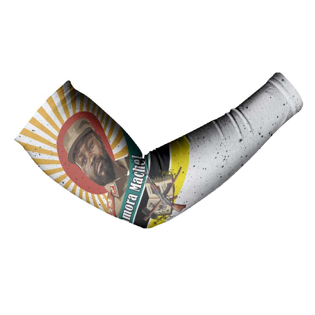 Samora Machel Arm Sleeves Radiant Sunburst Bold Anti-Colonial Quote Mozambique Liberation - African Revolutionary Art - African Pride