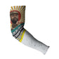 Samora Machel Arm Sleeves Radiant Sunburst Bold Anti-Colonial Quote Mozambique Liberation - African Revolutionary Art - African Pride