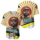 Samora Machel Baseball Jersey Radiant Sunburst Bold Anti-Colonial Quote Mozambique Liberation - African Revolutionary Art - African Pride