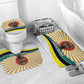 Samora Machel Bathroom Set Radiant Sunburst Bold Anti-Colonial Quote Mozambique Liberation - African Revolutionary Art - African Pride