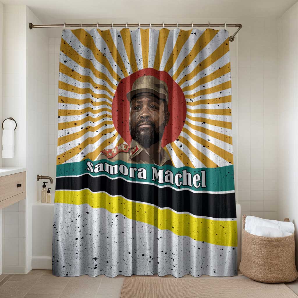Samora Machel Bathroom Set Radiant Sunburst Bold Anti-Colonial Quote Mozambique Liberation - African Revolutionary Art - African Pride