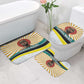 Samora Machel Bathroom Set Radiant Sunburst Bold Anti-Colonial Quote Mozambique Liberation - African Revolutionary Art - African Pride