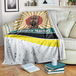 Samora Machel Blanket Radiant Sunburst Bold Anti-Colonial Quote Mozambique Liberation - African Revolutionary Art - African Pride