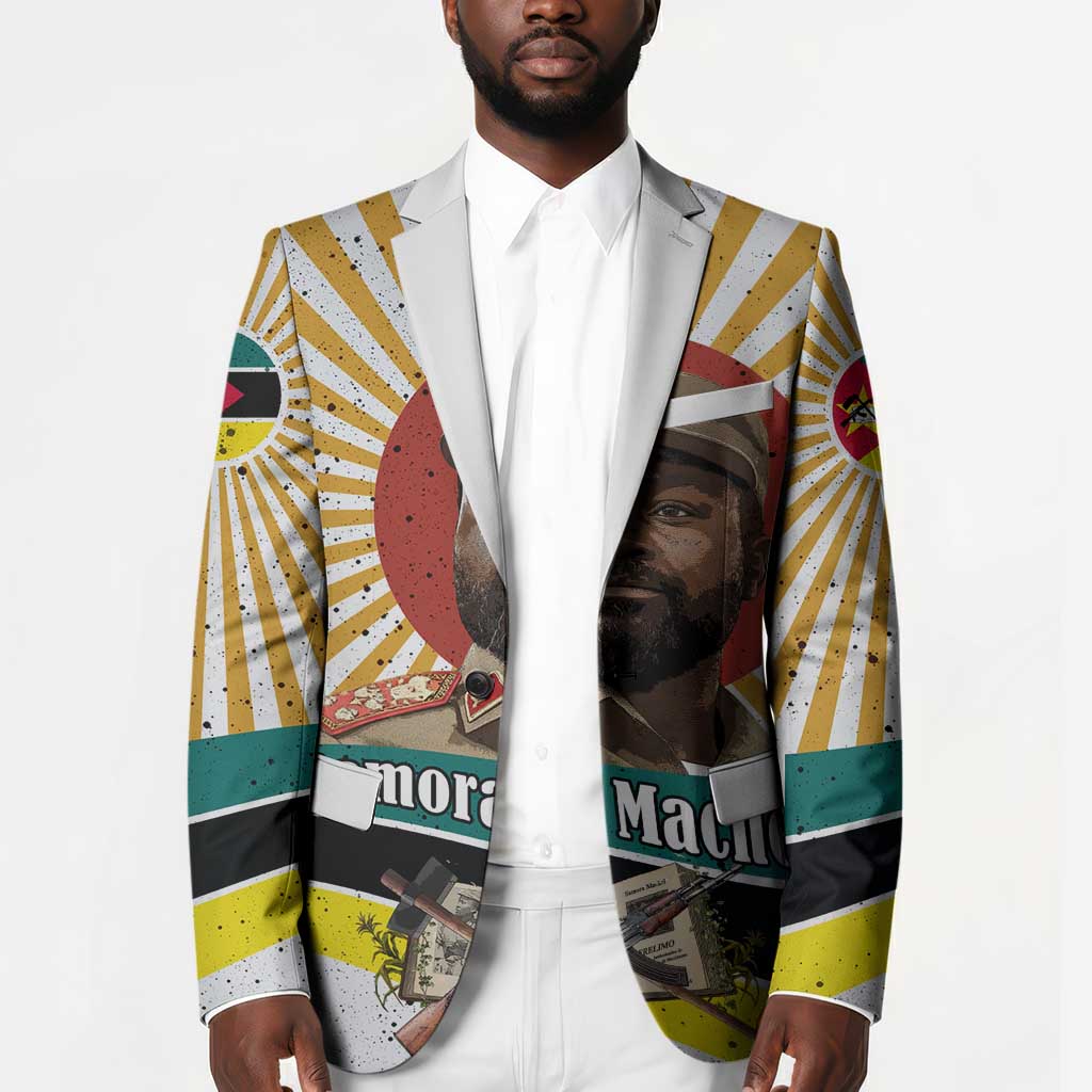 Samora Machel Blazer Radiant Sunburst Bold Anti-Colonial Quote Mozambique Liberation - African Revolutionary Art - African Pride