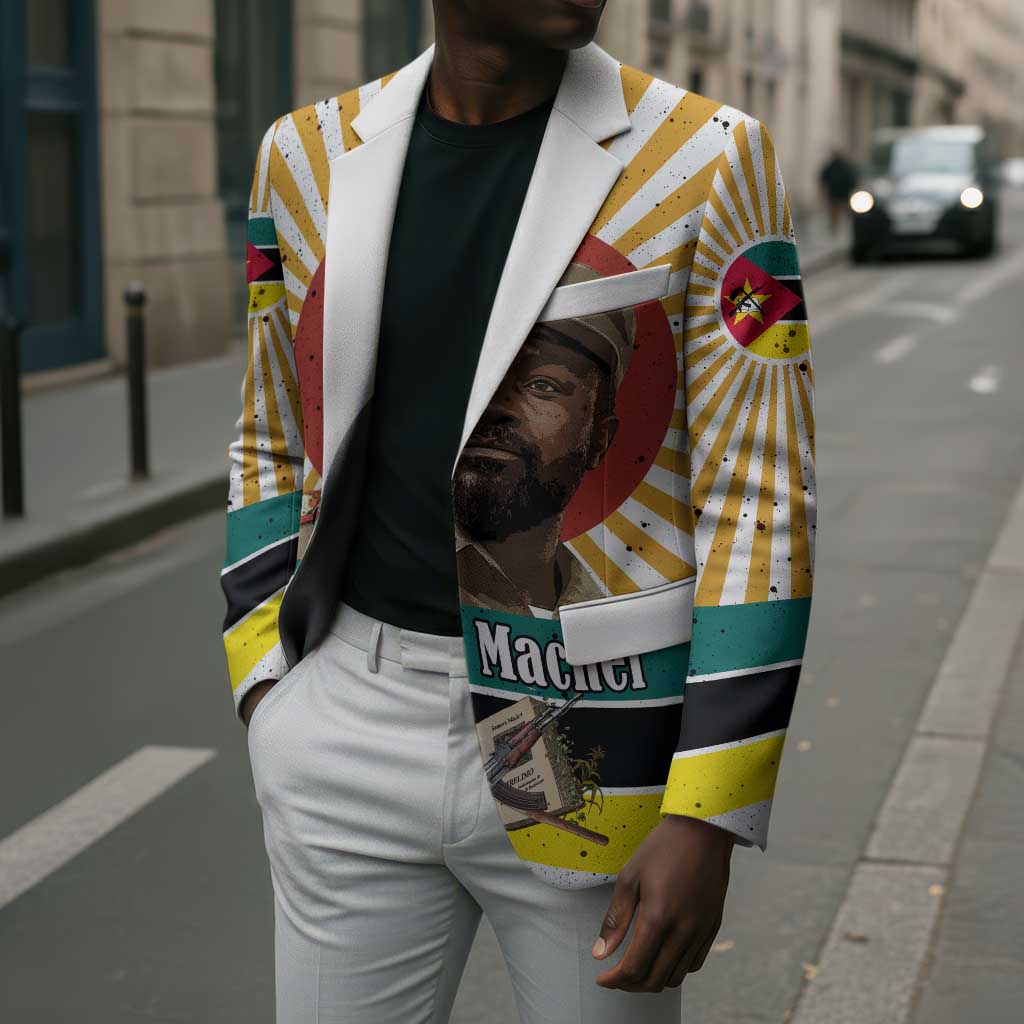 Samora Machel Blazer Radiant Sunburst Bold Anti-Colonial Quote Mozambique Liberation - African Revolutionary Art - African Pride