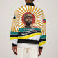 Samora Machel Bomber Jacket Radiant Sunburst Bold Anti-Colonial Quote Mozambique Liberation - African Revolutionary Art - African Pride
