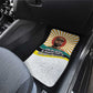Samora Machel Car Mats Radiant Sunburst Bold Anti-Colonial Quote Mozambique Liberation - African Revolutionary Art - African Pride