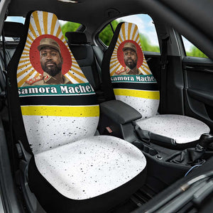 Samora Machel Car Seat Cover Radiant Sunburst Bold Anti-Colonial Quote Mozambique Liberation - African Revolutionary Art - African Pride
