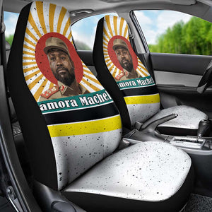 Samora Machel Car Seat Cover Radiant Sunburst Bold Anti-Colonial Quote Mozambique Liberation - African Revolutionary Art - African Pride