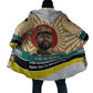 Samora Machel Cloak Radiant Sunburst Bold Anti-Colonial Quote Mozambique Liberation - African Revolutionary Art - African Pride