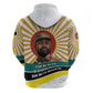 Samora Machel Hoodie Radiant Sunburst Bold Anti-Colonial Quote Mozambique Liberation - African Revolutionary Art - African Pride