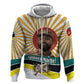 Samora Machel Hoodie Radiant Sunburst Bold Anti-Colonial Quote Mozambique Liberation - African Revolutionary Art - African Pride