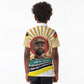 Samora Machel Kid Polo Shirt Radiant Sunburst Bold Anti-Colonial Quote Mozambique Liberation - African Revolutionary Art - African Pride