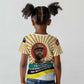 Samora Machel Kid T shirt Radiant Sunburst Bold Anti-Colonial Quote Mozambique Liberation - African Revolutionary Art - African Pride