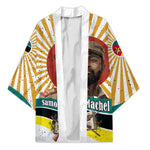 Samora Machel Kimono Radiant Sunburst Bold Anti-Colonial Quote Mozambique Liberation - African Revolutionary Art - African Pride