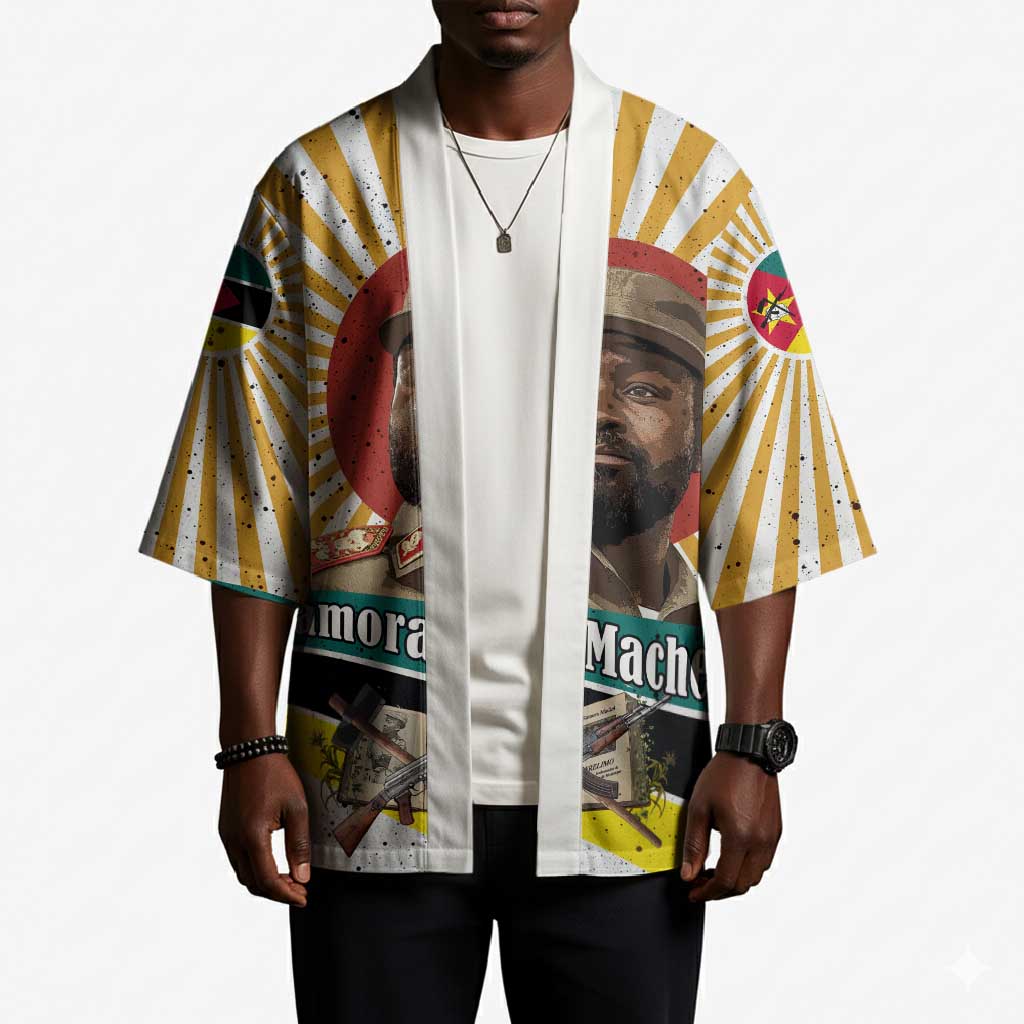 Samora Machel Kimono Radiant Sunburst Bold Anti-Colonial Quote Mozambique Liberation - African Revolutionary Art - African Pride