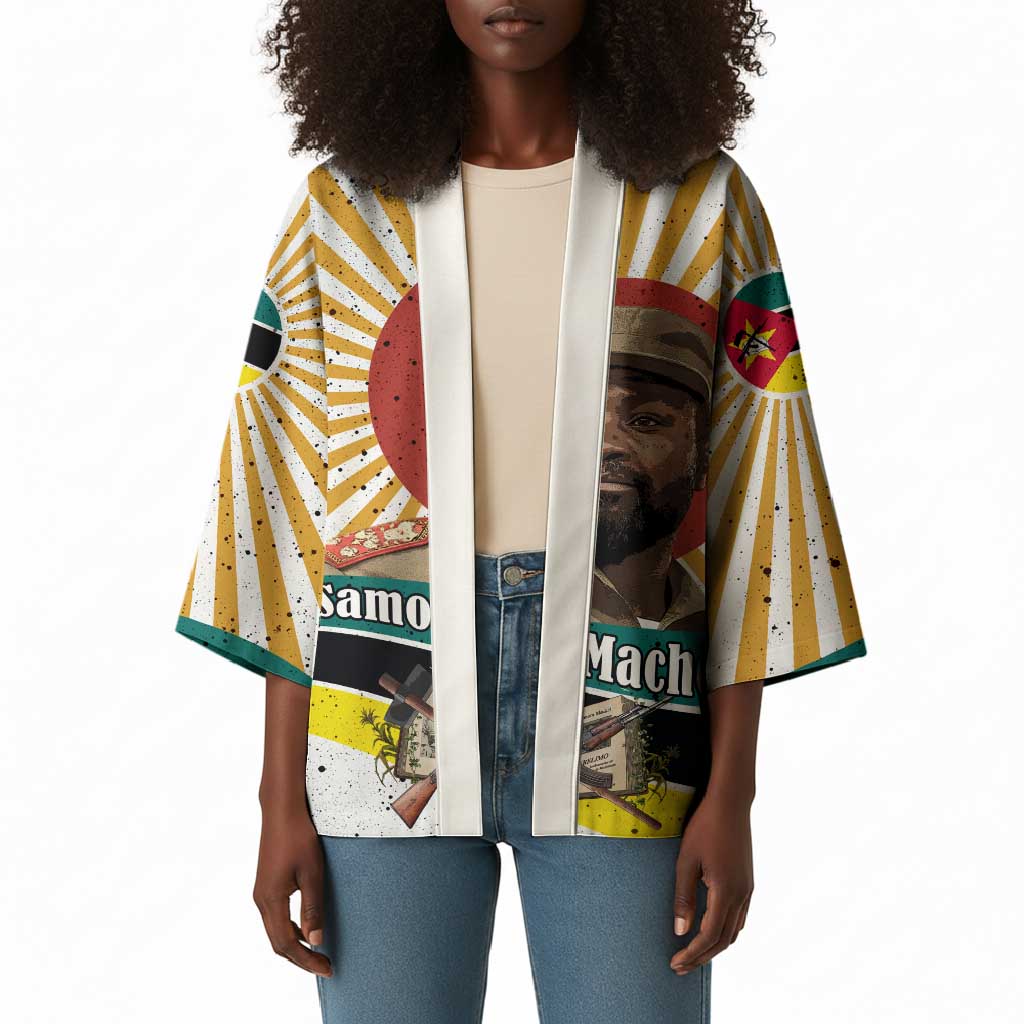 Samora Machel Kimono Radiant Sunburst Bold Anti-Colonial Quote Mozambique Liberation - African Revolutionary Art - African Pride